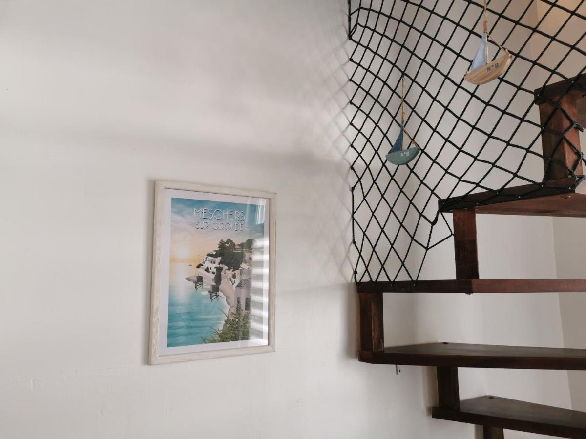Charmant Appartement Dans Centre Meschers/Gironde Ngoại thất bức ảnh